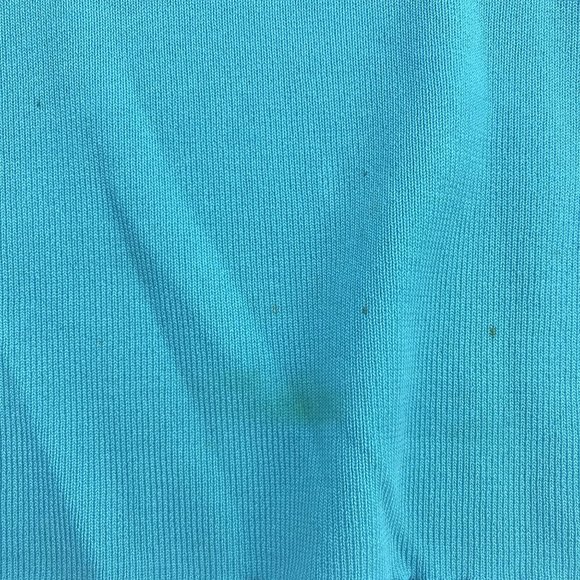 Preston & York Womens Blue V-neck Cropped 3/4 Sleeve Shirt Top XL - Picture 4 of 5